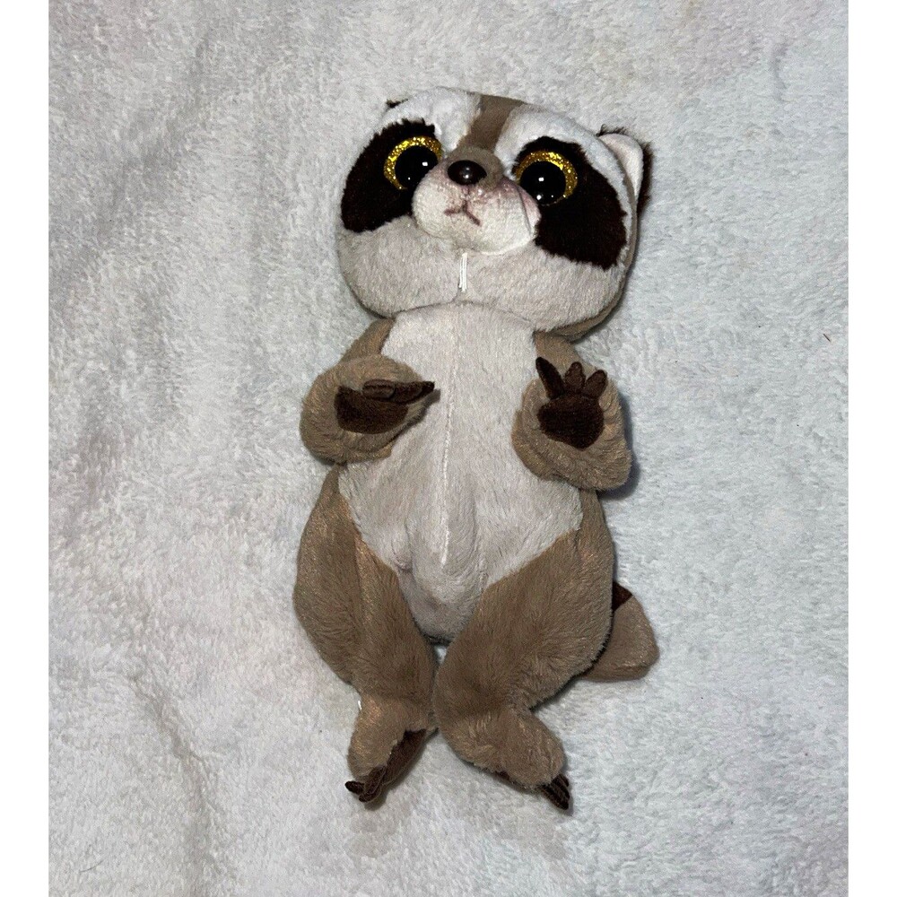 Ty Beanie Boos Petey Raccoon Plush Beanbag Stuffed Animal 2011 MPN 36495